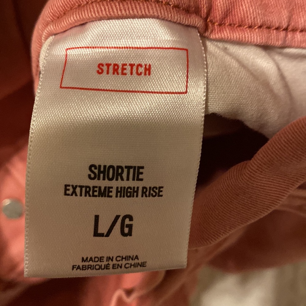 EXPRESS HIGH WAIST ROSE SHORT - Picture 9 of 11